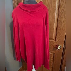 Basic Red Turtleneck thermal